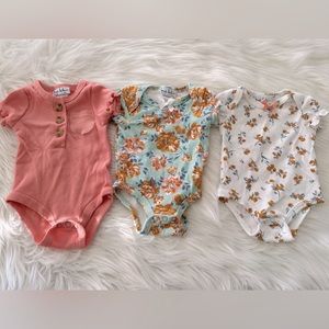 Nicole Miller Baby girls 3-Pc Bodysuit